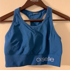 Oiselle In2Sports Sports Bra. Blue size Large.